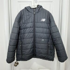 New Balance Black Puffer Jacket- Size XL